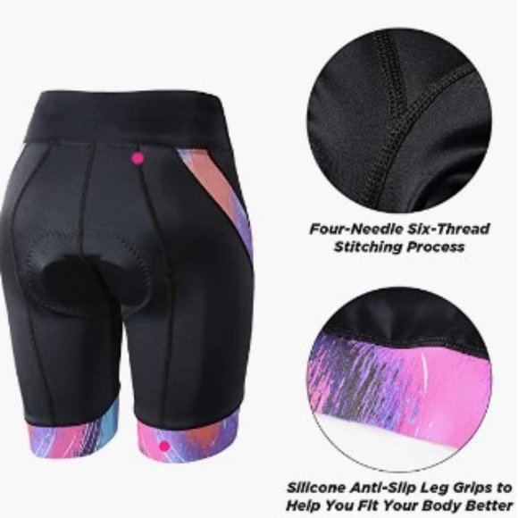 CATENA Women's Bike Shorts 3D Padded Cycling Short Pants for MTB Road Bicycle - Picture 2 of 8